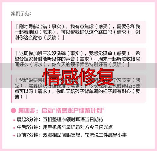 情感修复指南：5个关键步骤挽回感情